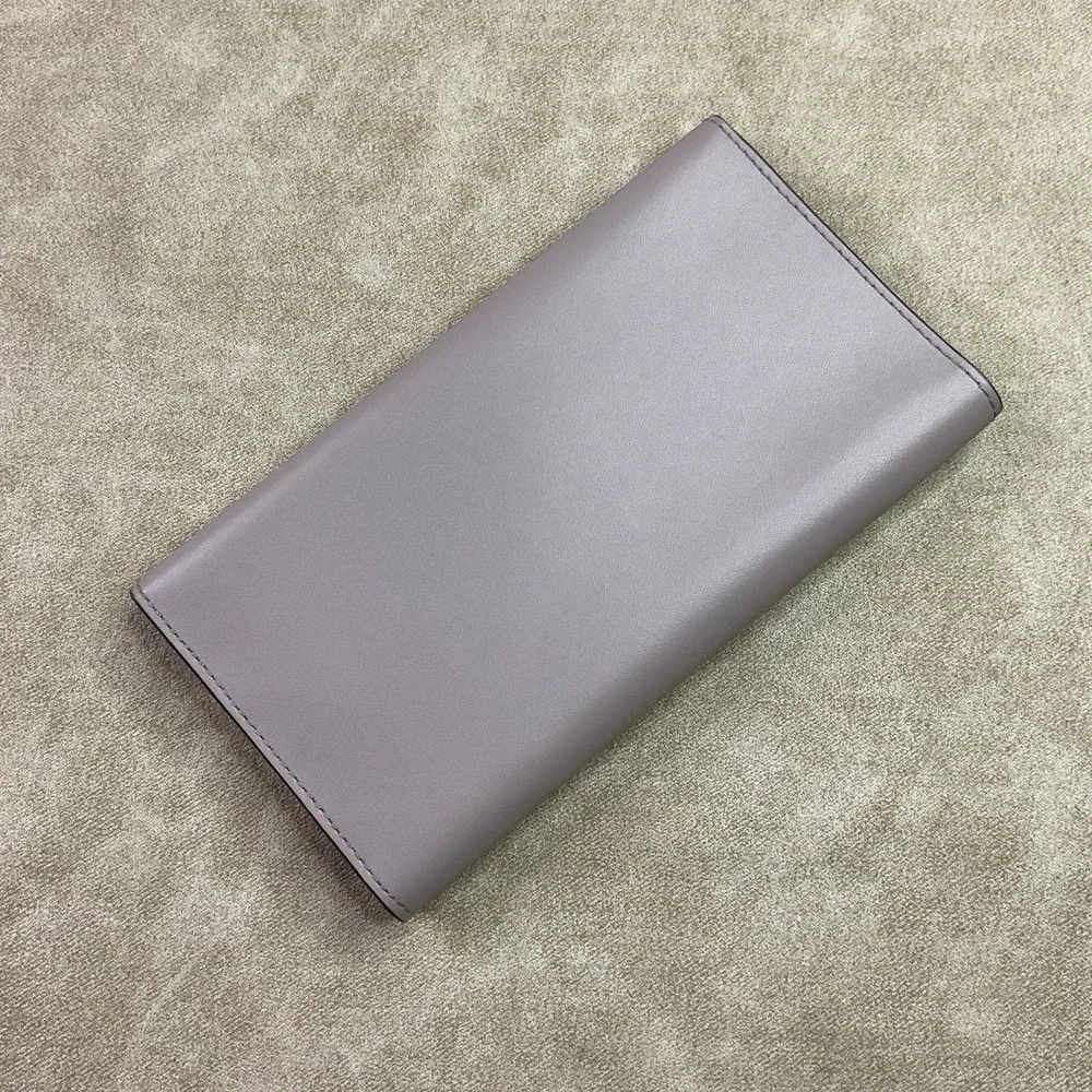 Kate Spade Wallet Clutch Bifold Leather Organizer Taupe Coin Smooth